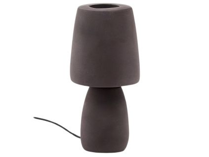 Hnědá terakotová stolní lampa Kave Home Tandy