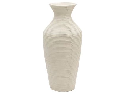 Bílá váza Kave Home Pria 72 cm