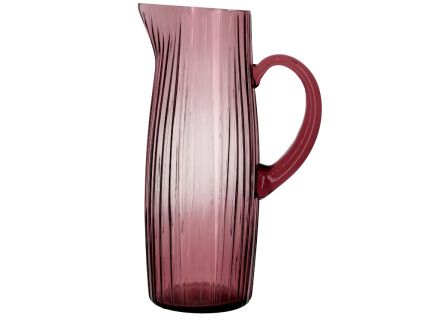 Růžový skleněný džbán Kusintha 1,2 l