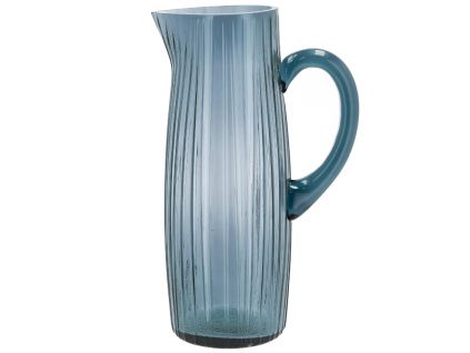 Modrý skleněný džbán Kusintha 1,2 l