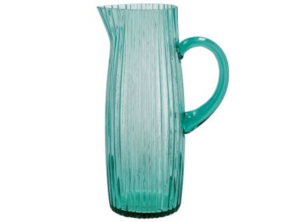 Zelený skleněný džbán Kusintha 1,2 l