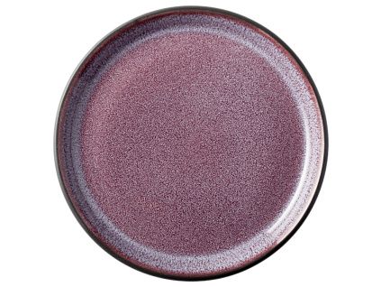 Fialový kameninový talíř Gastro 17 cm