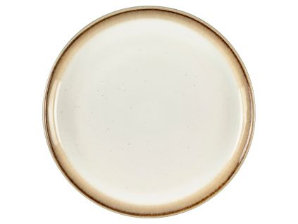 Béžový kameninový talíř Gastro 17 cm