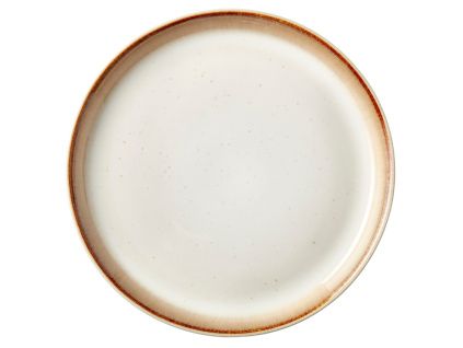 Béžový kameninový talíř Gastro II. 17 cm