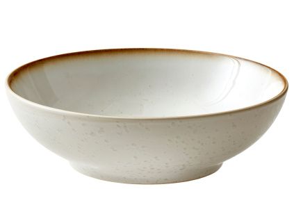 Béžová kameninová miska Salia II. 24 cm