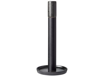 Černý kameninový držák na roli kuchyňských utěrek Taia 28 cm