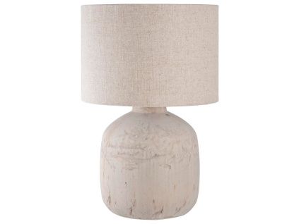 Světle hnědá keramická stolní lampa Bilby