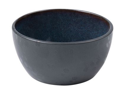 Tmavě modrá kameninová miska Lunara 10 cm