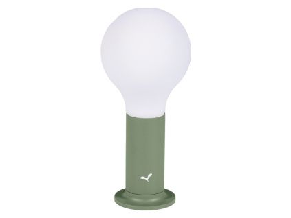 Kaktusově zelená nabíjecí stolní LED lampa Fermob Aplo 26,5 cm