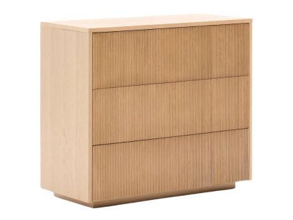 Dubová komoda Kave Home Helvine 90 x 50 cm
