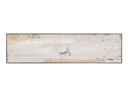 Šedý abstraktní obraz Kave Home Selnar 32 x 122 cm