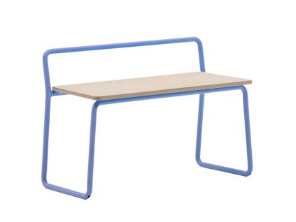 Modrá dětská lavice Kave Home Tinn 75 cm