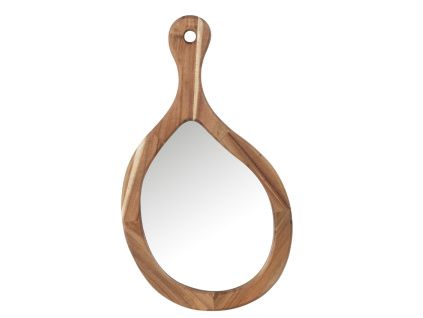 Dřevěné nástěnné zrcadlo J-line Palett 63 x 36 cm