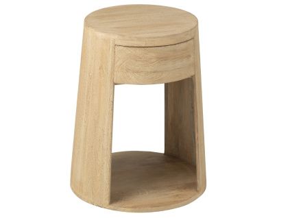Dřevěný odkládací stolek J-line Colis 40 cm
