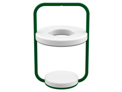 Tmavě zelená nabíjecí stolní LED lampa Fermob Ulli 30 cm