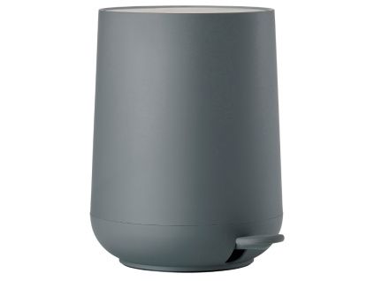 Tmavě šedý koupelnový pedálový odpadkový koš Nova 3 l