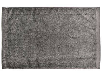 Šedá bavlněná koupelnová předložka Comfort 50 x 80 cm