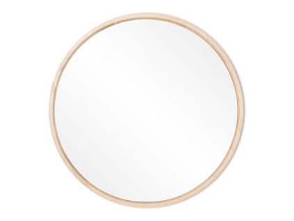 Dubové závěsné zrcadlo Look 22 cm