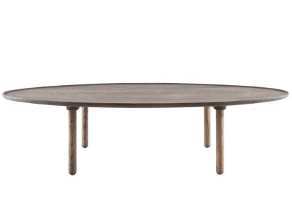 Tmavý dubový konferenční stolek Mu 150 x 80 cm
