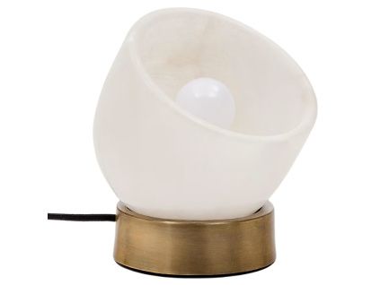 Bílá stolní lampa Kave Home Shenli