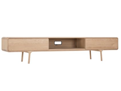 Dubový TV stolek Fawn 220 x 45 cm