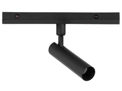 Černé kovové LED světlo do magnetické lišty Nova Luce Lod 24,5 cm