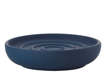 Tmavě modrá porcelánová miska na mýdlo Nova One