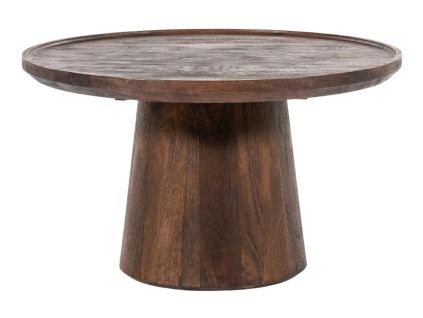 Hnědý dřevěný konferenční stolek Ron 66 cm
