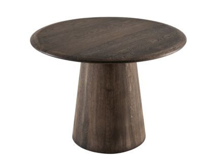 Tmavý dubový odkládací stolek Mushroom 55 cm