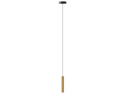 Dubové závěsné LED světlo Chimes 3,5 cm