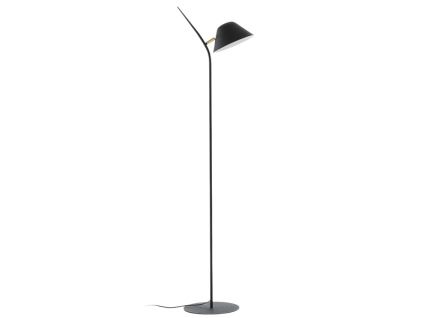 Černá kovová stojací lampa Kave Home Aurelia 152 cm