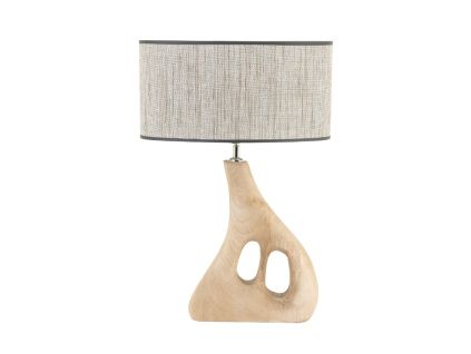 Dřevěná stolní lampa Shiboo