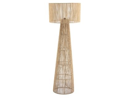 Jutová stojací lampa Oshu 146 cm