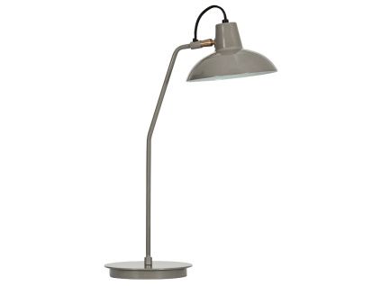 Šedá kovová stolní lampa Desk