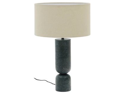 Zelená mramorová stolní lampa Kave Home Vex