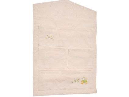 Béžový bavlněný závěsný organizér Kave Home Pecky 55 x 40 cm