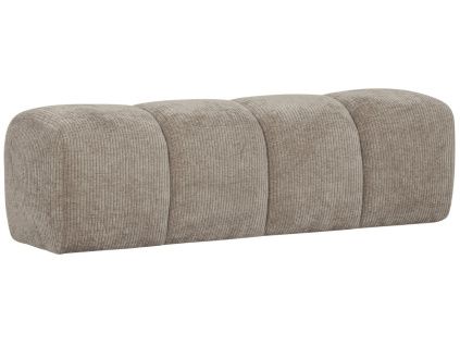 Pískově hnědá čalouněná lavice Zuno 160 cm