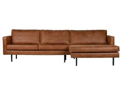 Koženková rohová pohovka Raden 300 cm, pravá