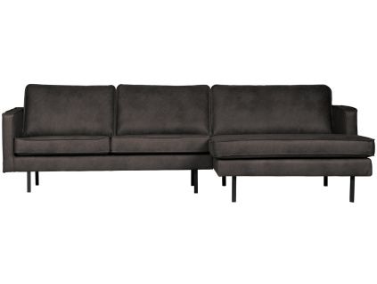 Koženková rohová pohovka Raden 300 cm, pravá