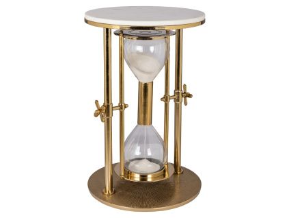 Mramorový odkládací stolek Tempus 40 cm
