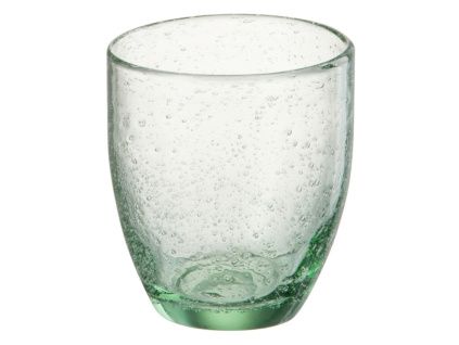 Zelená sklenice J-line Lina 340 ml