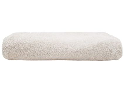Béžový bouclé potah na taburet Kave Home Kaeli 43 cm