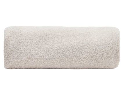 Béžový bouclé potah na taburet Kave Home Kaeli 90 cm