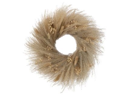Dekorativní věnec ze sušených květin J-line Flora 38 cm