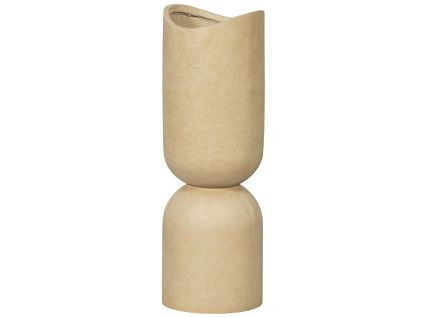 Béžová váza Moxi 75 cm