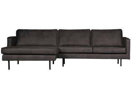 Koženková rohová pohovka Raden 300 cm, levá