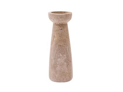 Béžový kamenný svícen Kave Home Magan 20 cm