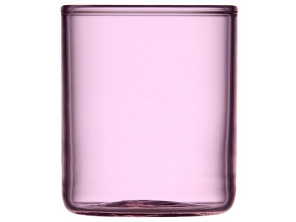 Set dvou růžových sklenic na destiláty Torino 60 ml
