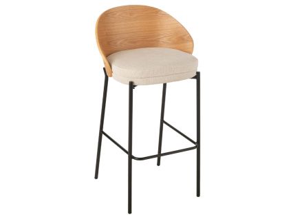 Dřevěná barová židle J-line Carter 76,3 cm
