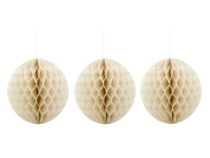 Set tří papírových vánočních ozdob Ornaments